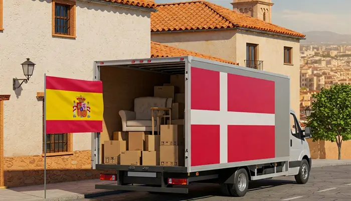 agencias de mudanzas entre España y Dinamarca