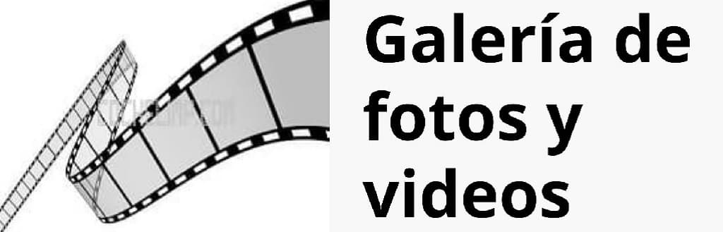 galería de fotos y videos