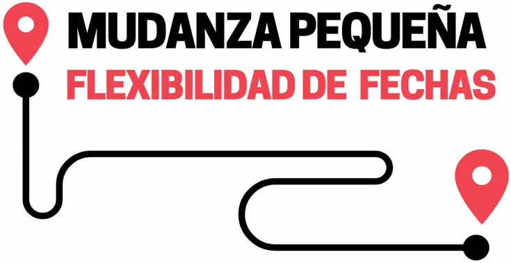 mudanza pequena flexibilidad fechas