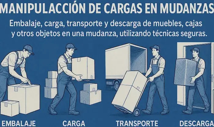 manipulación de cargas en mudanzas