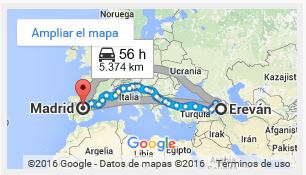 Mapa-de-ruta-de-transporte-Armenia-Espana