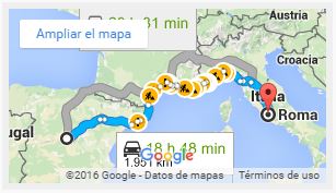 Mapa-de-ruta-de-transporte-Italia-Espana