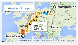 Mapa-de-ruta-de-transporte-Lituania-Espana