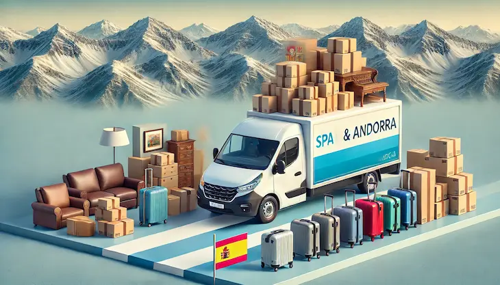 pertenencias enviar a/de Andorra